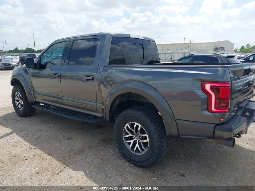 2017 Ford F-150 Raptor VIN: 1FTFW1RG1HFB41019 Lot: 39994725