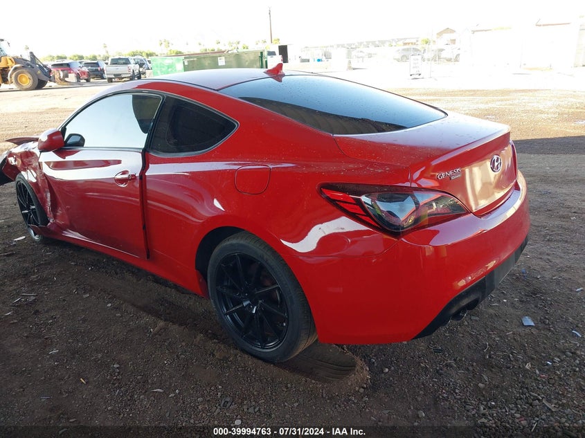 2010 Hyundai Genesis Coupe 3.8L VIN: KMHHU6KH9AU024283 Lot: 39994763