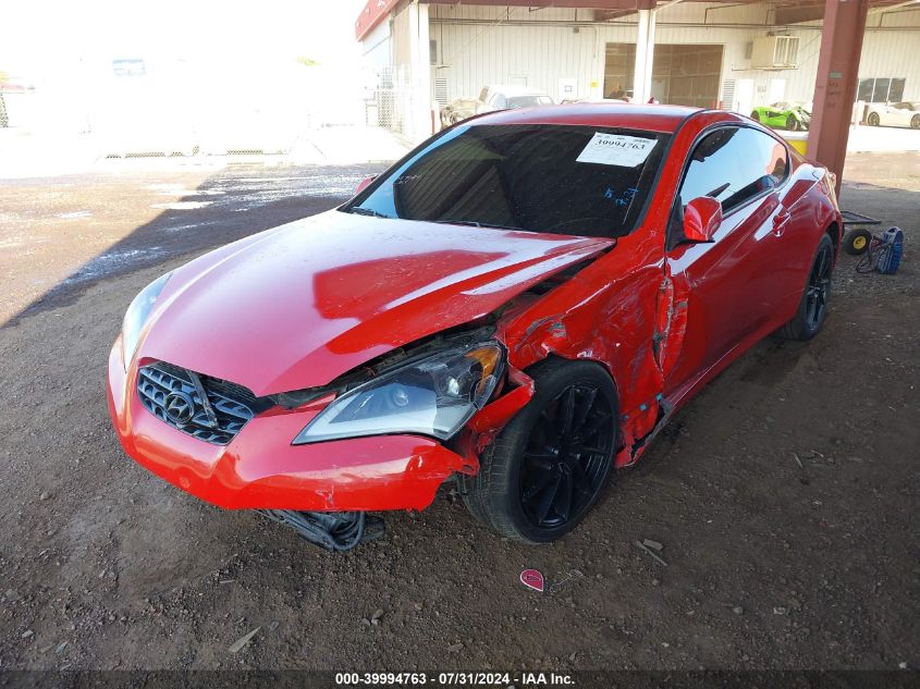 2010 Hyundai Genesis Coupe 3.8L VIN: KMHHU6KH9AU024283 Lot: 39994763