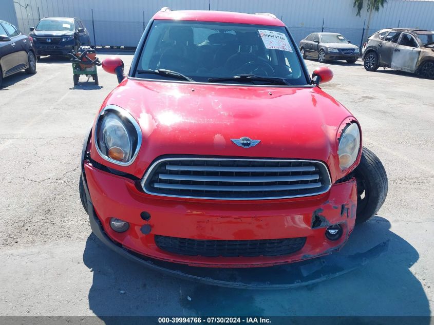 2012 Mini Cooper Countryman VIN: WMWZB3C50CWM02643 Lot: 39994766