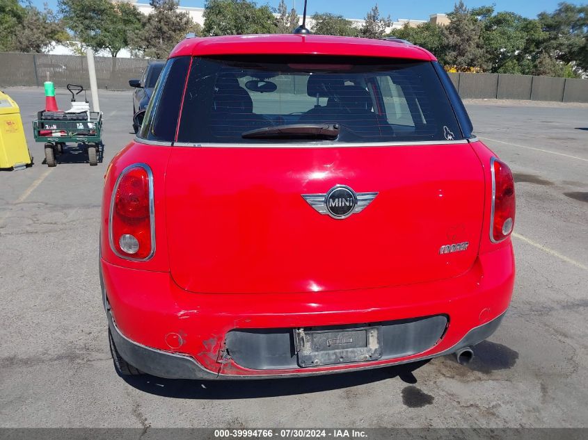 2012 Mini Cooper Countryman VIN: WMWZB3C50CWM02643 Lot: 39994766