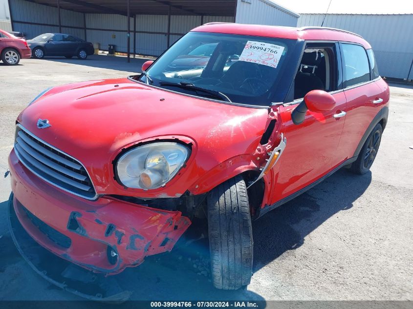 2012 Mini Cooper Countryman VIN: WMWZB3C50CWM02643 Lot: 39994766