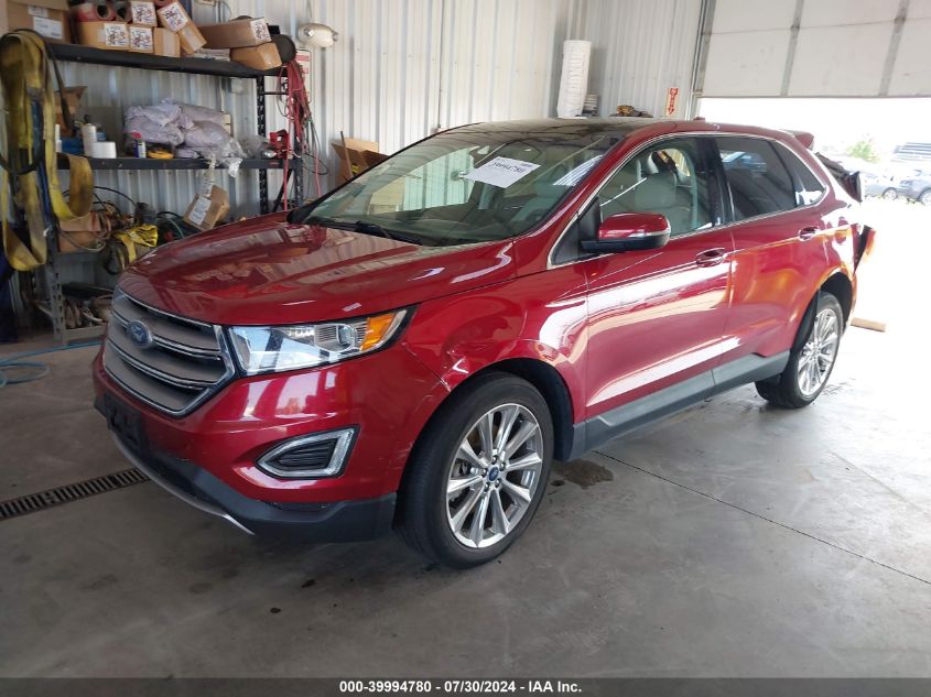 VIN 2FMPK3K86JBB77662 2018 FORD EDGE no.2