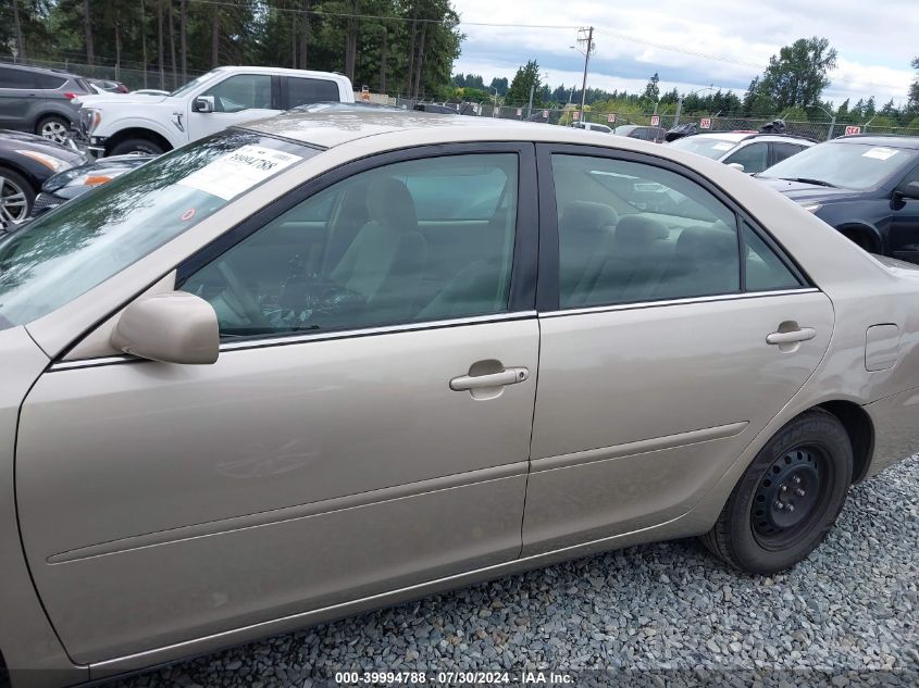 2005 Toyota Camry Le VIN: 4T1BE32K05U075299 Lot: 39994788