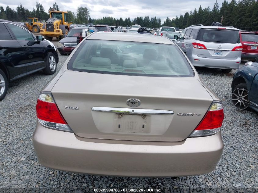 2005 Toyota Camry Le VIN: 4T1BE32K05U075299 Lot: 39994788