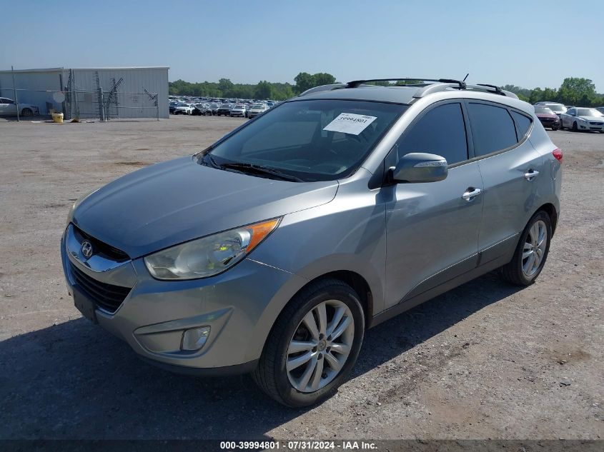 2013 Hyundai Tucson Limited VIN: KM8JU3AC0DU575020 Lot: 39994801