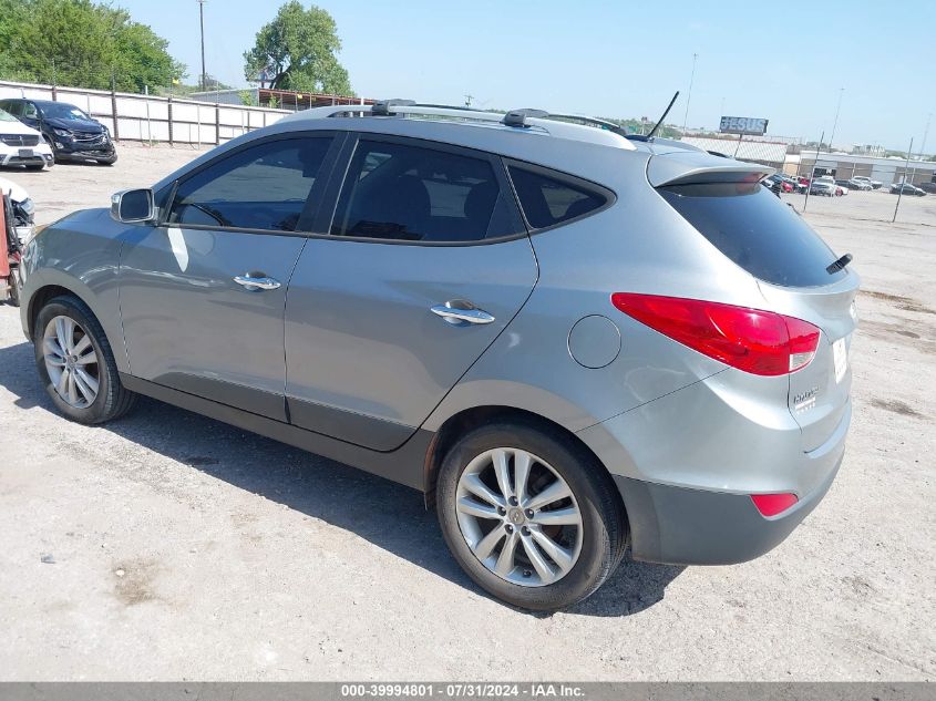 2013 Hyundai Tucson Limited VIN: KM8JU3AC0DU575020 Lot: 39994801