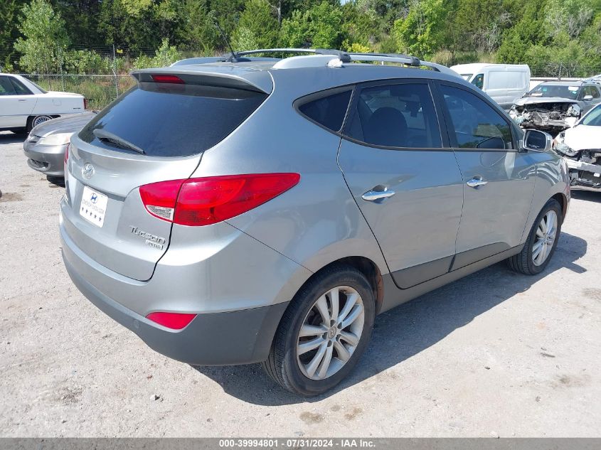 2013 Hyundai Tucson Limited VIN: KM8JU3AC0DU575020 Lot: 39994801