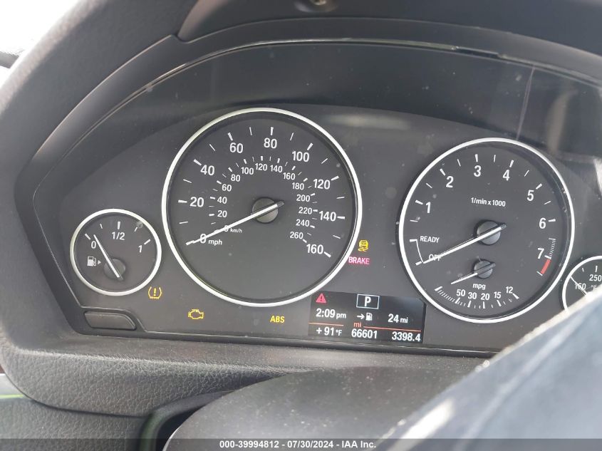 2014 BMW 328I VIN: WBA3C1C56EK110853 Lot: 39994812