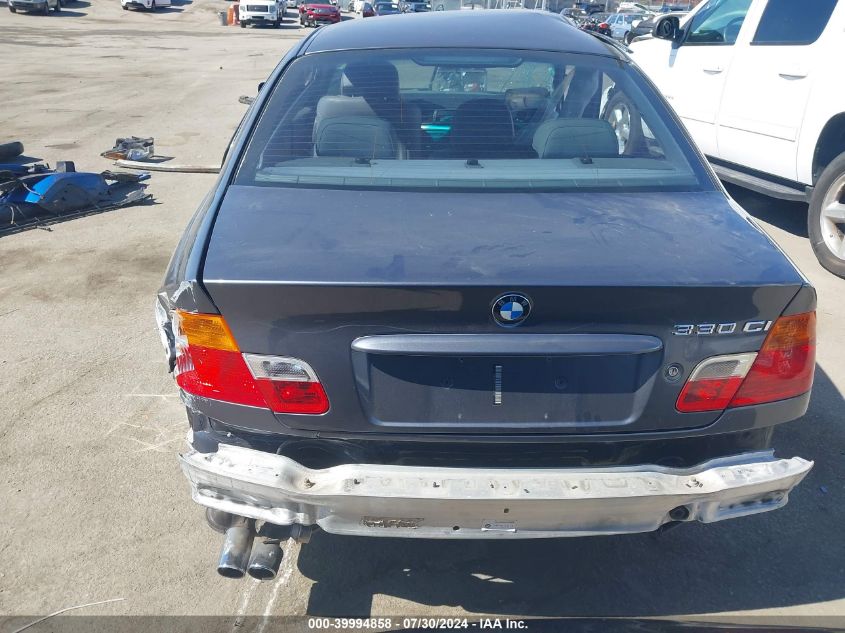 2001 BMW 330Ci VIN: WBABN53451JU34509 Lot: 39994858