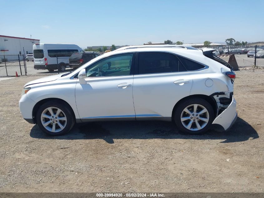 2012 Lexus Rx 350 VIN: 2T2ZK1BA6CC074624 Lot: 39994920