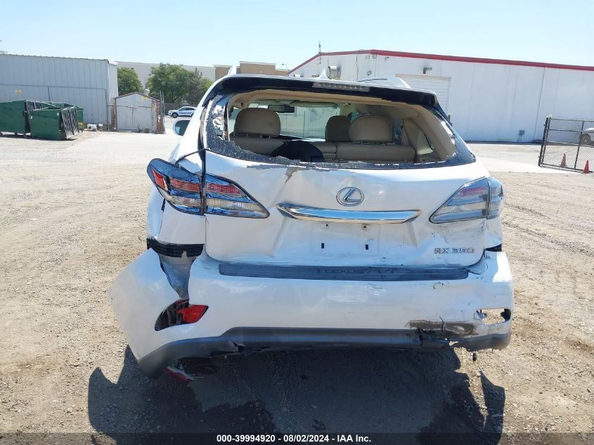 2012 Lexus Rx 350 VIN: 2T2ZK1BA6CC074624 Lot: 39994920