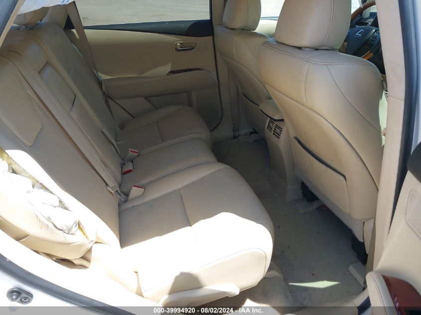 2012 Lexus Rx 350 VIN: 2T2ZK1BA6CC074624 Lot: 39994920