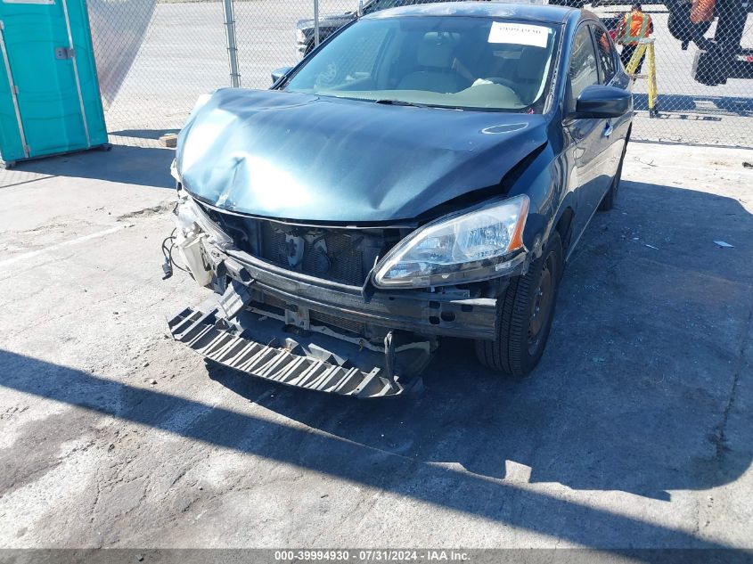 VIN 3N1AB7AP2EY274545 2014 Nissan Sentra, S no.6