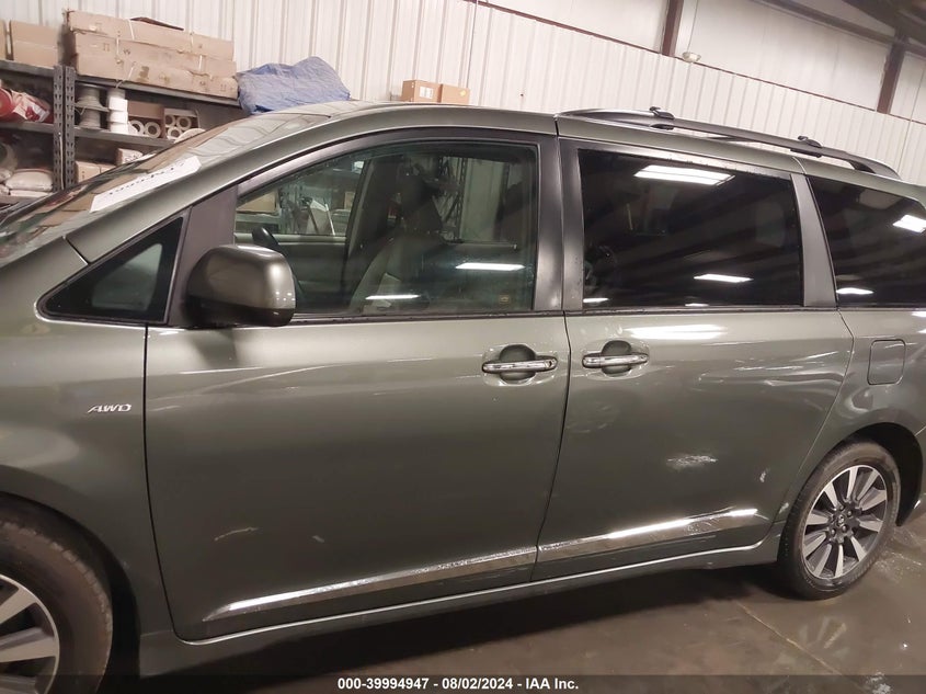 2019 TOYOTA SIENNA XLE - 5TDDZ3DC2KS219460