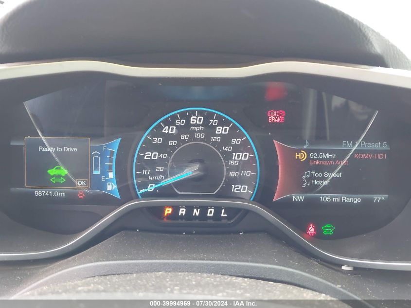 2015 Ford C-Max Energi Sel VIN: 1FADP5CU0FL110746 Lot: 39994969