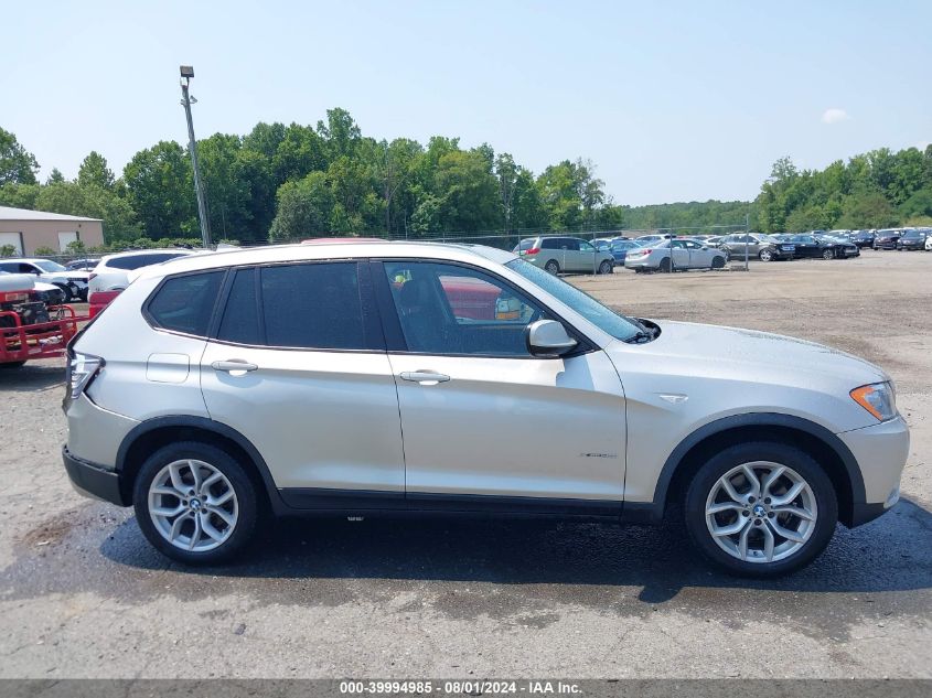2012 BMW X3 xDrive35I VIN: 5UXWX7C56CL975772 Lot: 39994985
