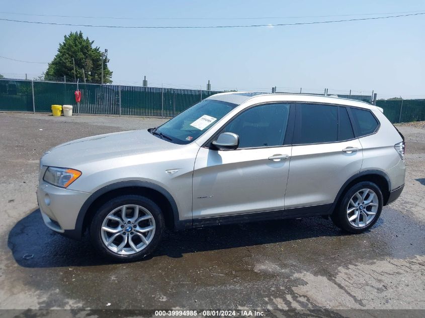 2012 BMW X3 xDrive35I VIN: 5UXWX7C56CL975772 Lot: 39994985