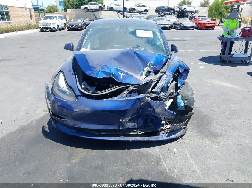 2022 Tesla Model 3 VIN: 5YJ3E1EB7NF131188 Lot: 39995078