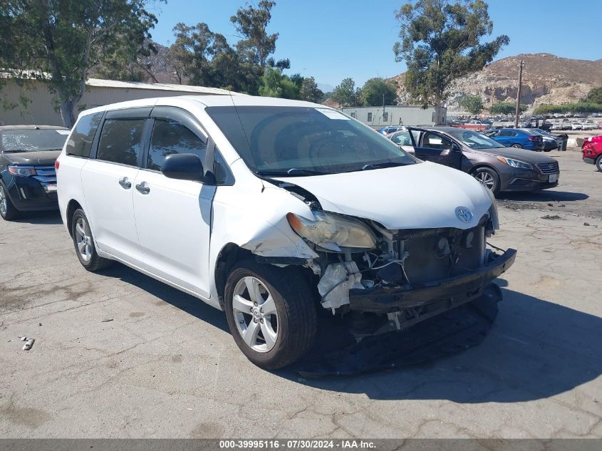 2012 Toyota Sienna Base 7 Passenger VIN: 5TDKA3DC1CS011747 Lot: 39995116