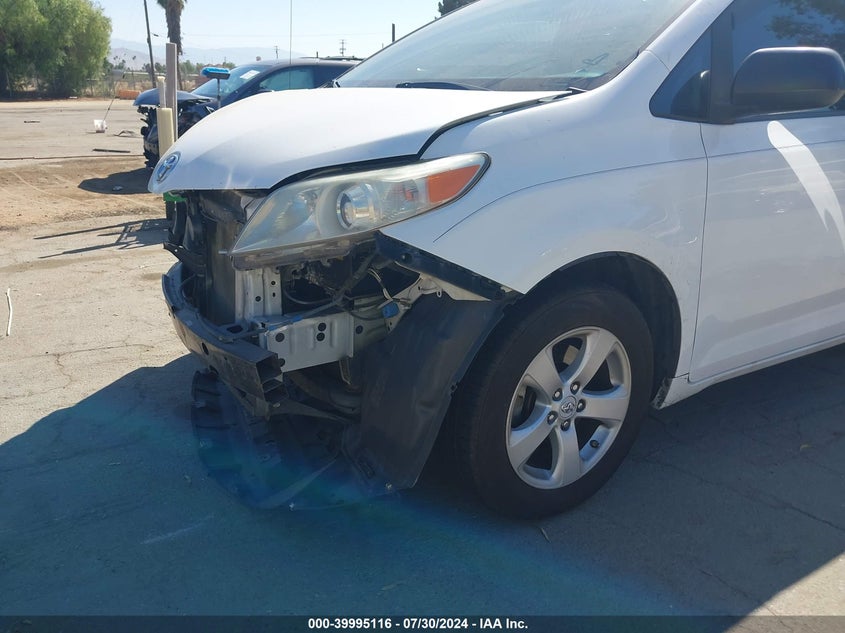 2012 Toyota Sienna Base 7 Passenger VIN: 5TDKA3DC1CS011747 Lot: 39995116