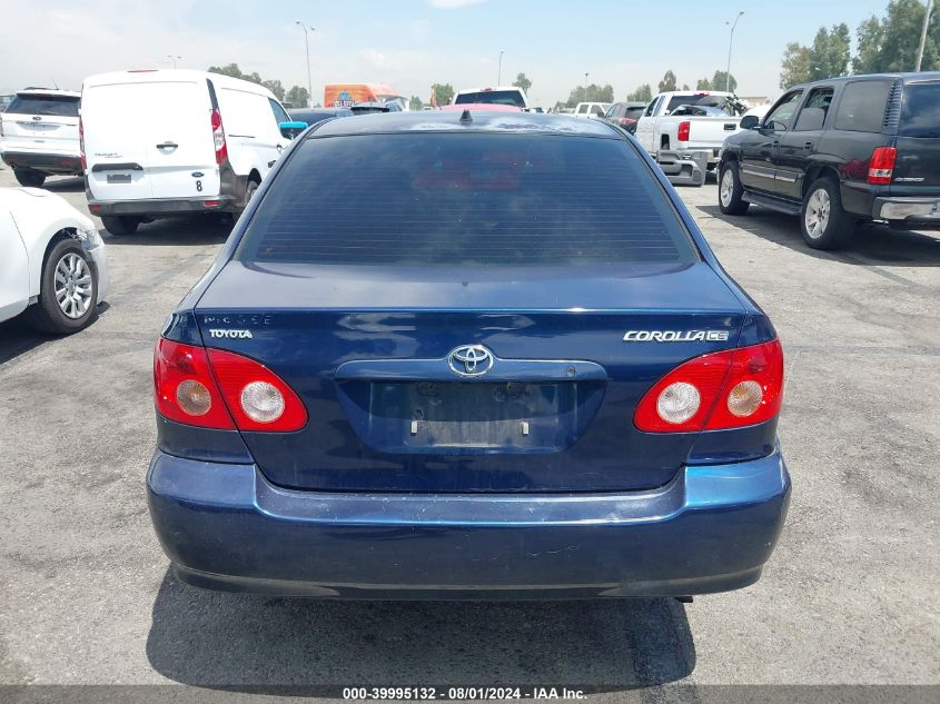 2008 Toyota Corolla Ce VIN: 2T1BR32E58C907840 Lot: 39995132