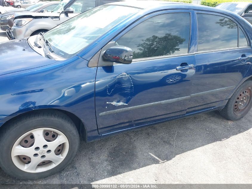 2008 Toyota Corolla Ce VIN: 2T1BR32E58C907840 Lot: 39995132