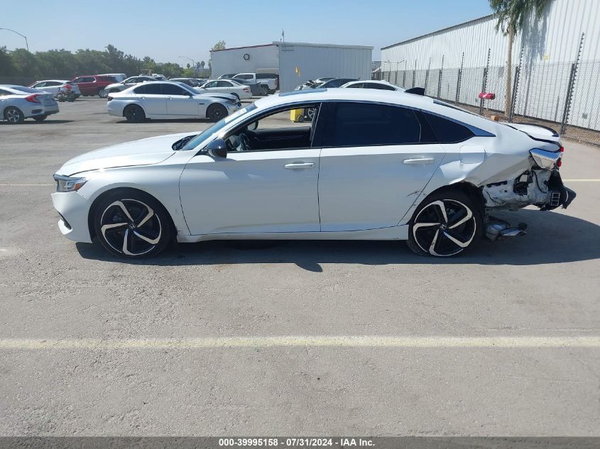 2022 Honda Accord Sport 2.0T VIN: 1HGCV2F3XNA005852 Lot: 39995158