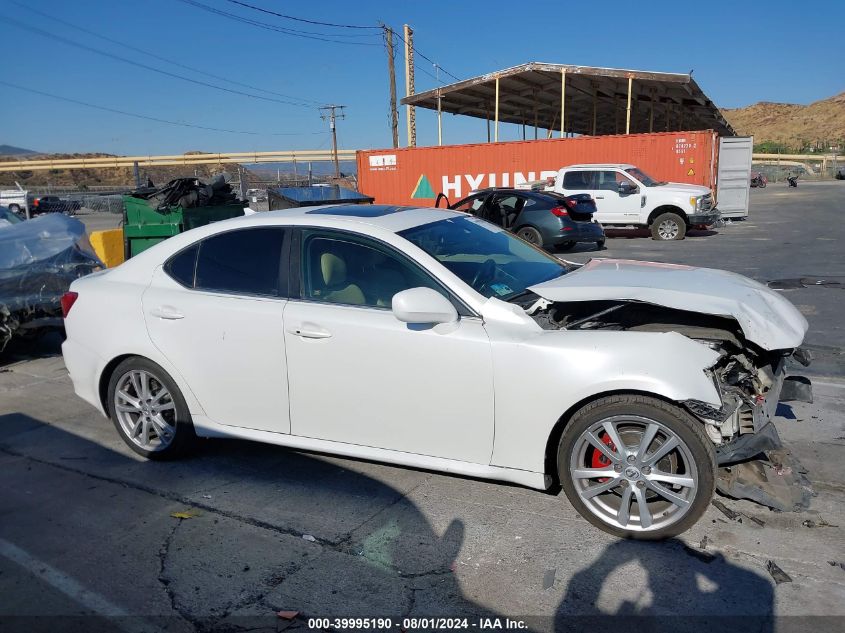 2007 Lexus Is 250 VIN: JTHBK262X72030658 Lot: 39995190