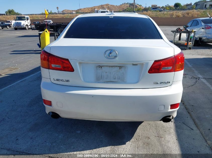 2007 Lexus Is 250 VIN: JTHBK262X72030658 Lot: 39995190