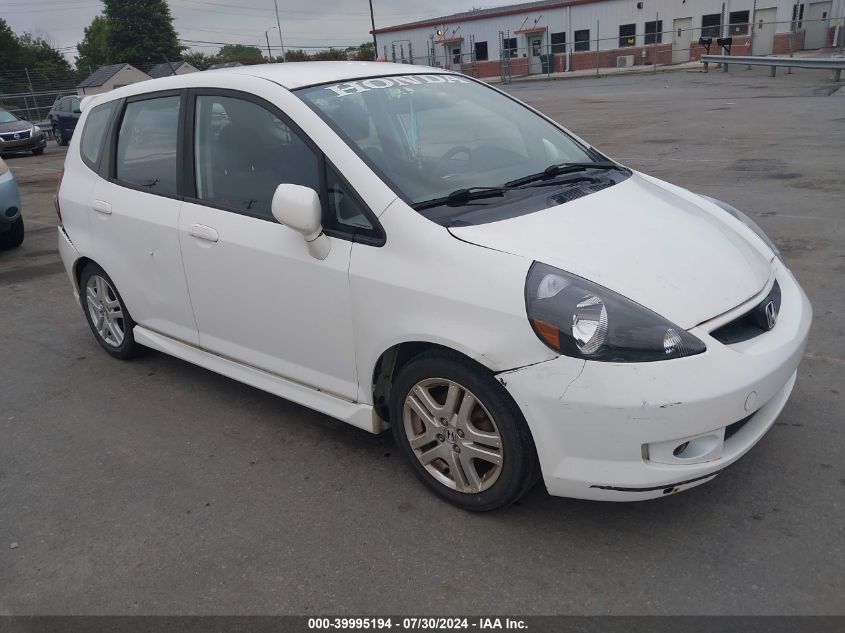 JHMGD38627S013116 | 2007 HONDA FIT