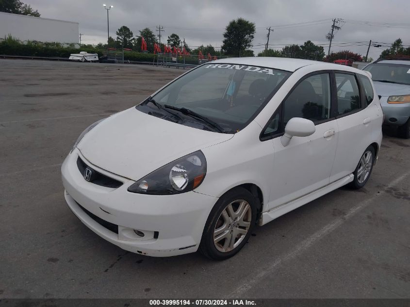 JHMGD38627S013116 | 2007 HONDA FIT