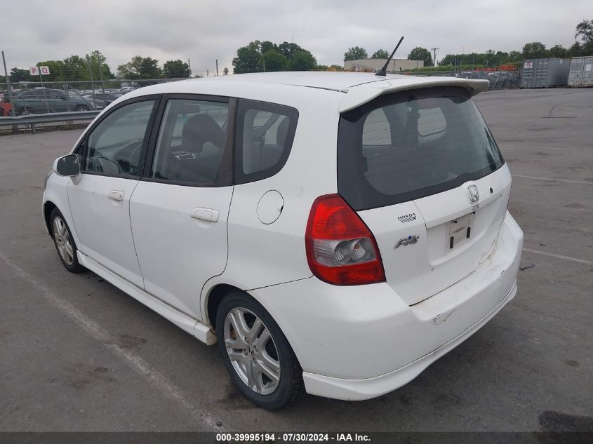 JHMGD38627S013116 | 2007 HONDA FIT