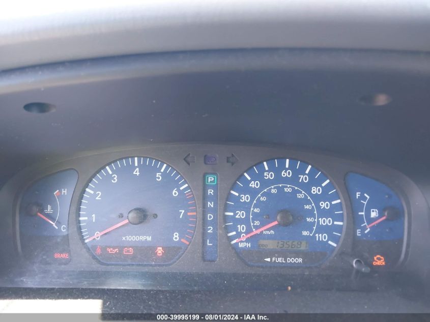 2002 Toyota Sienna Le/Xle VIN: 4T3ZF13C42U481855 Lot: 39995199