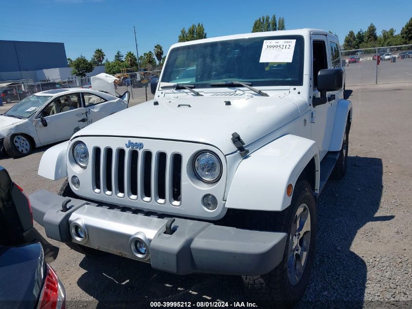 2017 Jeep Wrangler Sahara 4X4 VIN: 1C4AJWBG2HL525649 Lot: 39995212