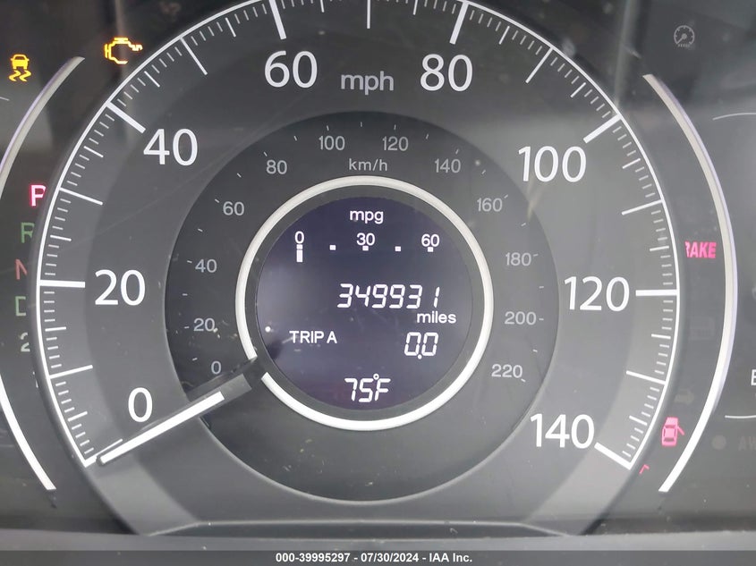 2013 Honda Cr-V Ex-L VIN: 5J6RM4H74DL022358 Lot: 39995297