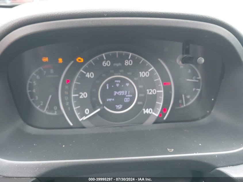 2013 Honda Cr-V Ex-L VIN: 5J6RM4H74DL022358 Lot: 39995297