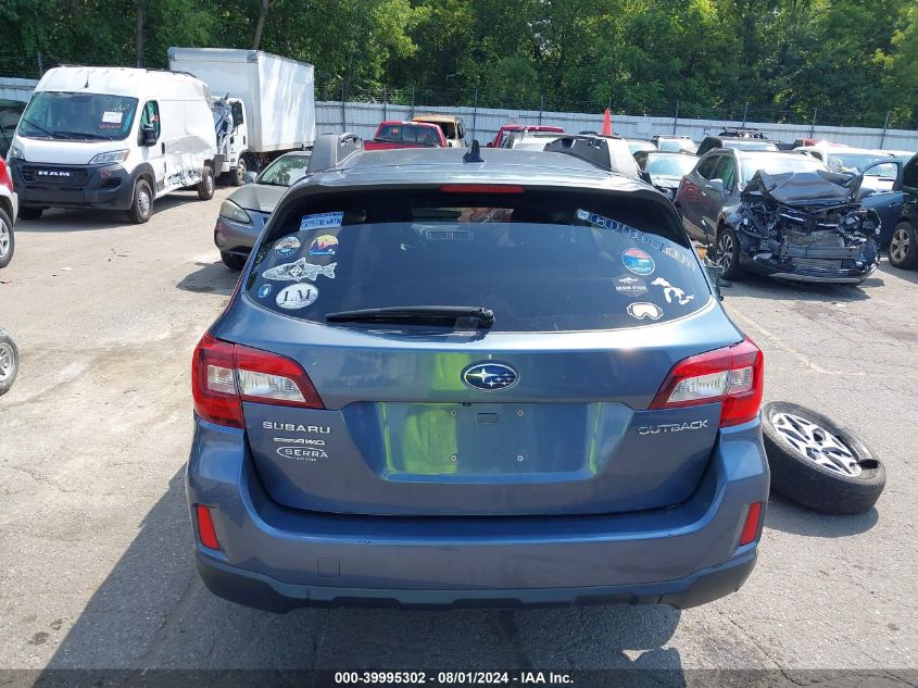 2016 Subaru Outback 2.5I Premium VIN: 4S4BSBDC7G3314137 Lot: 39995302