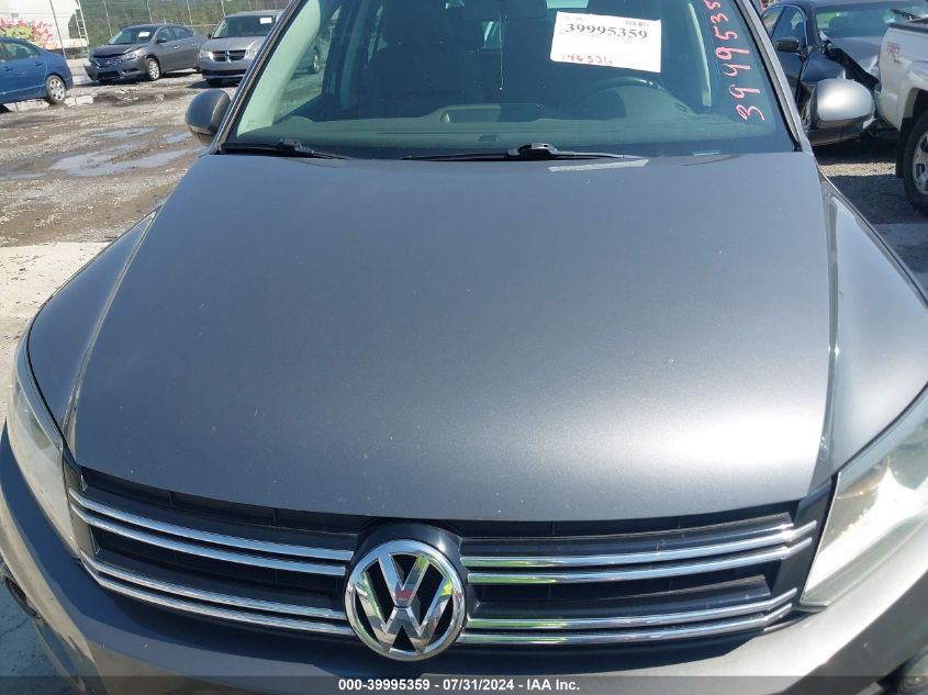 2012 Volkswagen Tiguan S/Se/Sel VIN: WVGAV7AX7CW000259 Lot: 39995359
