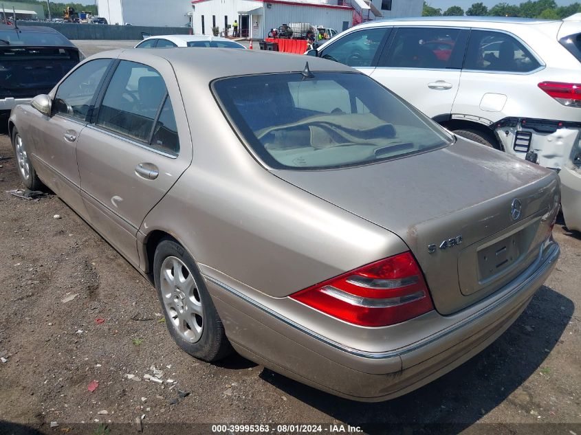 2002 Mercedes-Benz S 430 VIN: WDBNG70J82A226642 Lot: 39995363