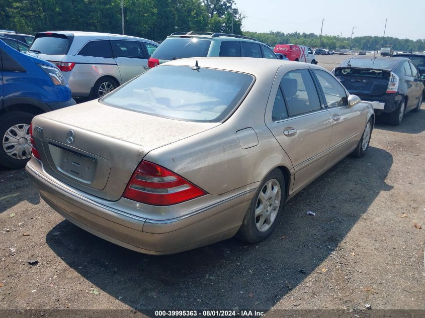 2002 Mercedes-Benz S 430 VIN: WDBNG70J82A226642 Lot: 39995363