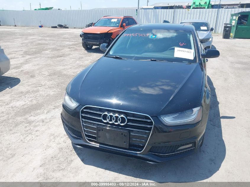 2014 Audi A4 2.0T Premium VIN: WAUAFAFL0EN032769 Lot: 39995403