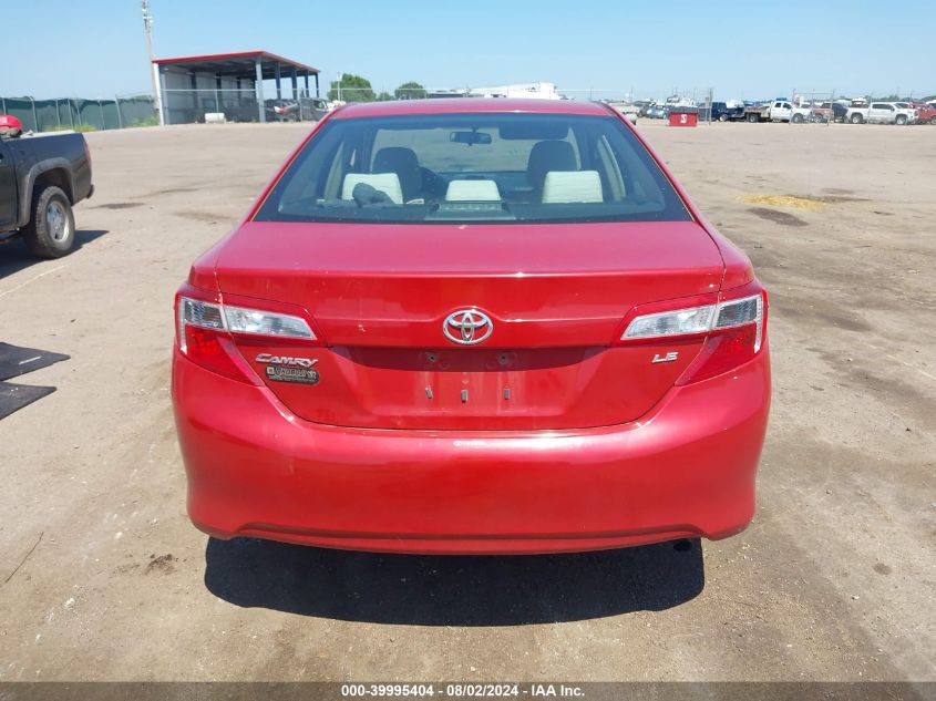 2012 Toyota Camry Le VIN: 4T4BF1FK2CR164676 Lot: 39995404