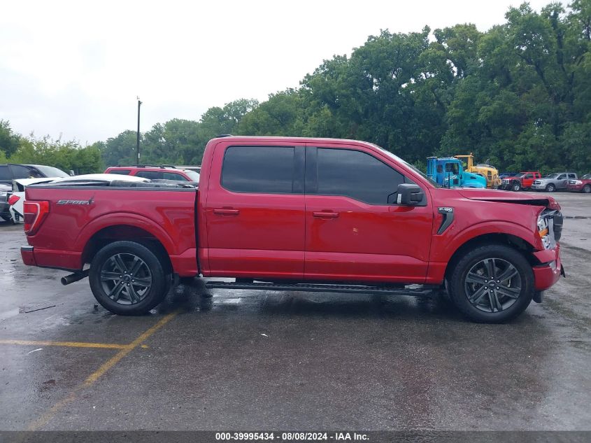 2022 Ford F-150 Xlt VIN: 1FTEW1C53NKE99325 Lot: 39995434