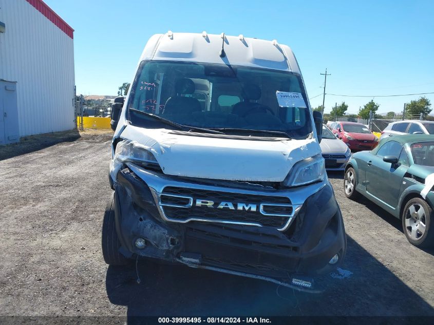 2023 Ram Promaster 3500 Cargo Van High Roof 159 Wb Ext VIN: 3C6MRVJGXPE546779 Lot: 39995495