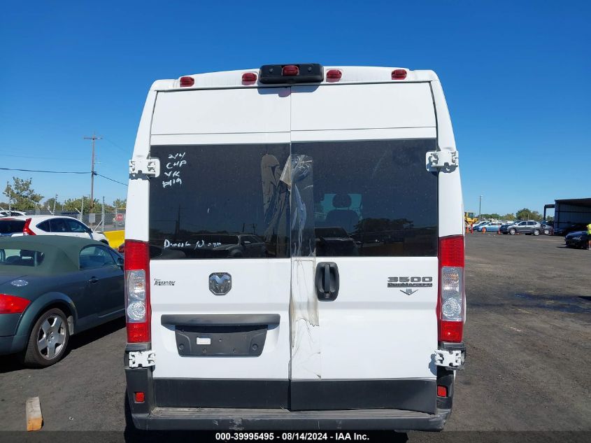 2023 Ram Promaster 3500 Cargo Van High Roof 159 Wb Ext VIN: 3C6MRVJGXPE546779 Lot: 39995495