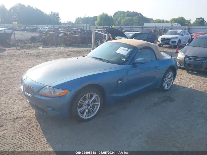 2004 BMW Z4 3.0 VIN: 4USBT534X4LT24972 Lot: 39995518