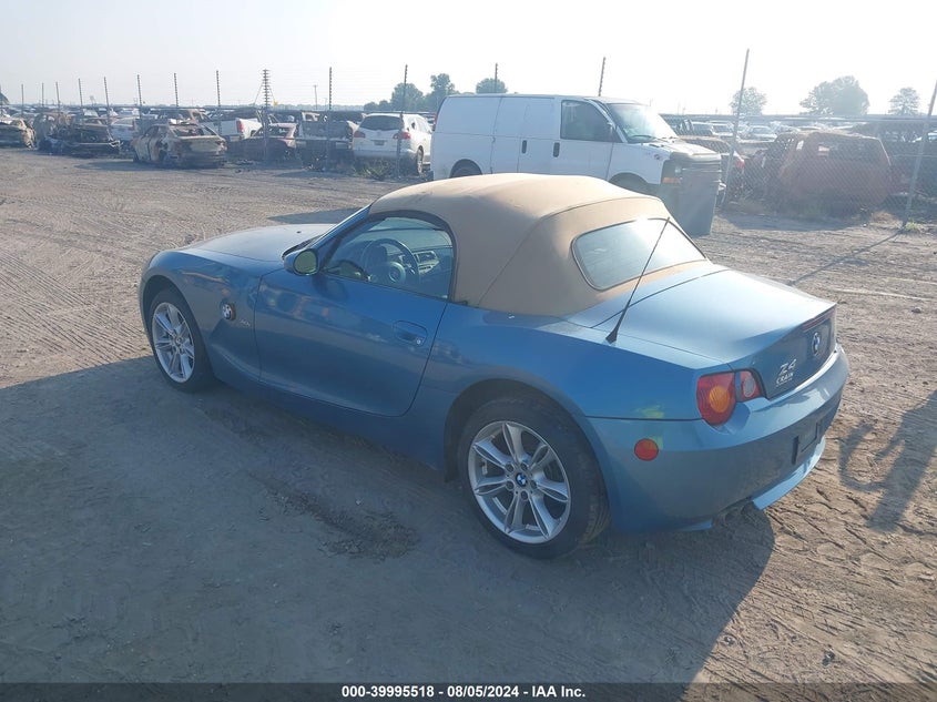2004 BMW Z4 3.0 VIN: 4USBT534X4LT24972 Lot: 39995518