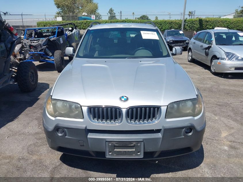2004 BMW X3 3.0I VIN: WBXPA93444WA61665 Lot: 39995561