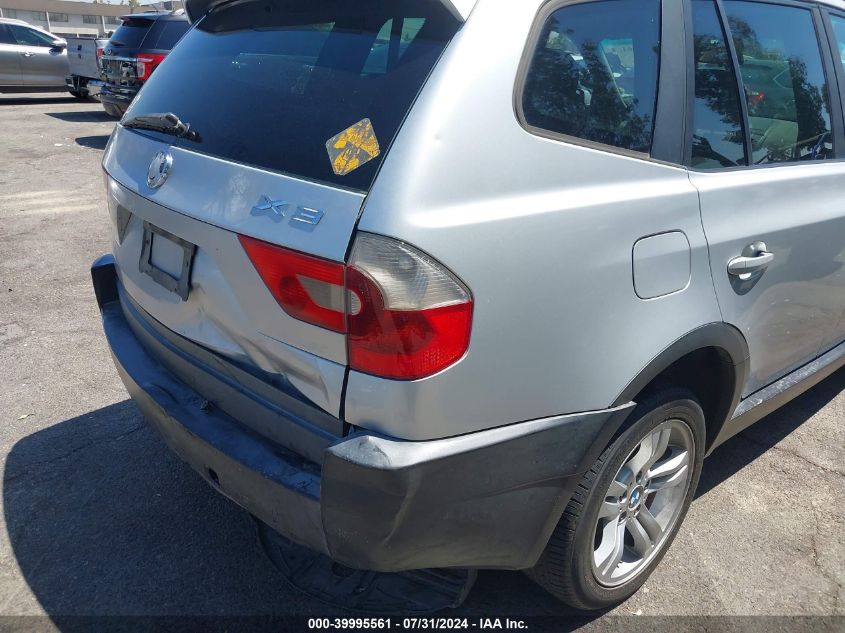 2004 BMW X3 3.0I VIN: WBXPA93444WA61665 Lot: 39995561
